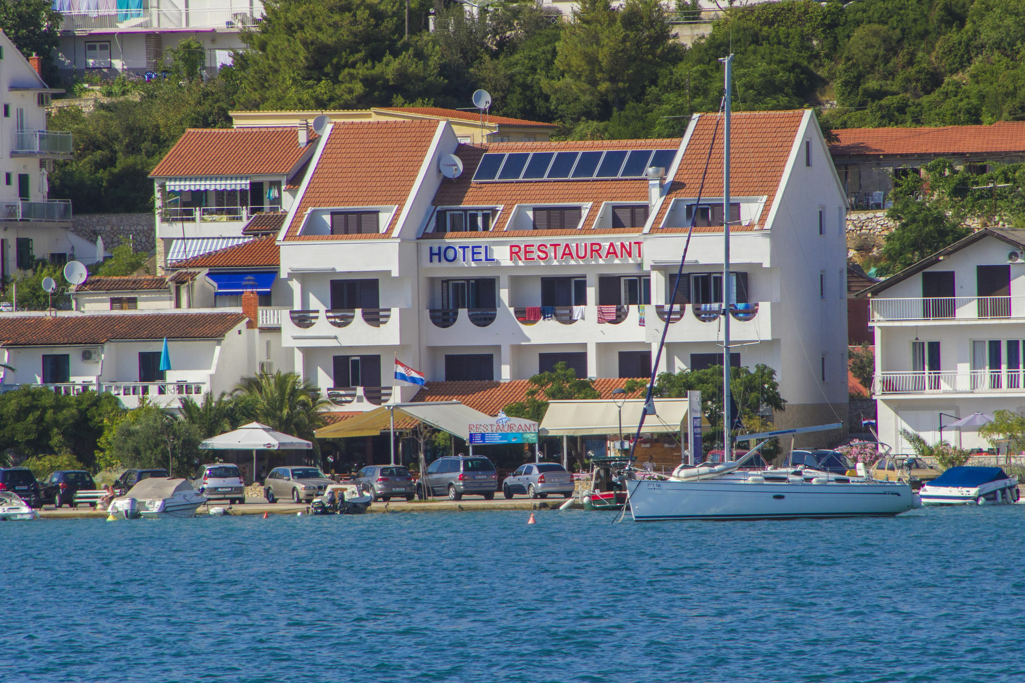 Hotel Plava Laguna Tisno Exterior foto